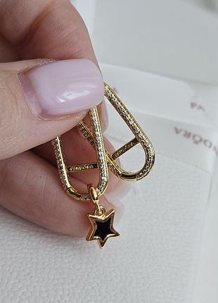 Срібні сережки pandora me pave shine 269682c01 підвіска в комплекті ...