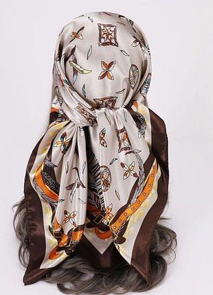 Хустка хустинка бандана на голову пов'язка на сумку на шию косинка платочек