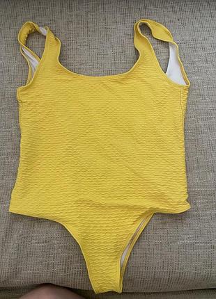 Купальник l-xl govadina желтого кольору