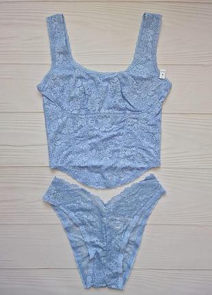 Кружевной комплект белья victoria's secret pink оригинал