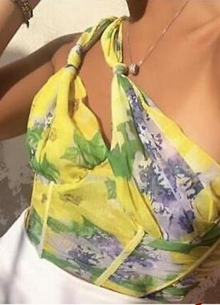 Корсетний топ zara корсет на одне плече