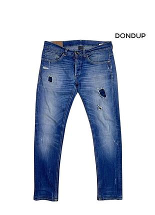 Мужские джинсы темно синие  dondup оригинал