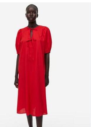 Платье из льна льняное платье h&amp;m
