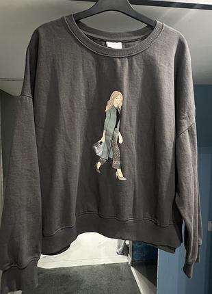 Світшот з принтом