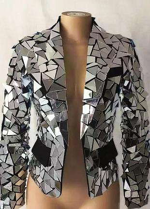 Дзеркальний піджак "mirror glamor"