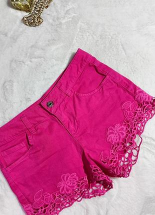 Малинові шорти guess