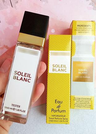Тестер аромату тф soleil blanc 💛