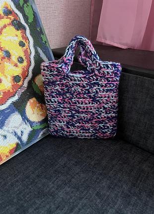 Сумка вʼязана жіноча
