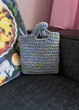 Сумка вʼязана жіноча