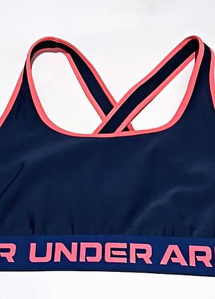 Топик, спортивный бюстгальтер under armour, размер l.