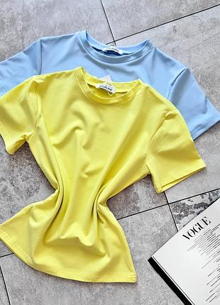 Базовая облегающая футболка skims