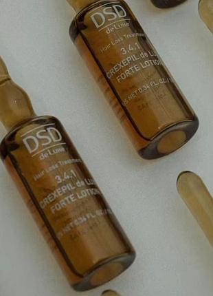 1шт. лосьон 3.4.1 dsd de luxe forte lotion для снижения выпадения волос и стимуляции их роста