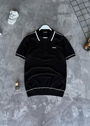 Стильная футболка в стиле old money hugo boss