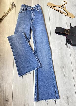 Джинси розклешені pull&bear стрейч bootcut буткат кльош