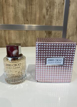 Jimmy choo illicit flower туалетна вода 40 мл, оригінал