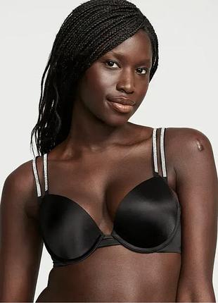 Victoria's secret (original) чорний бюстгальтер із камінням зварювання