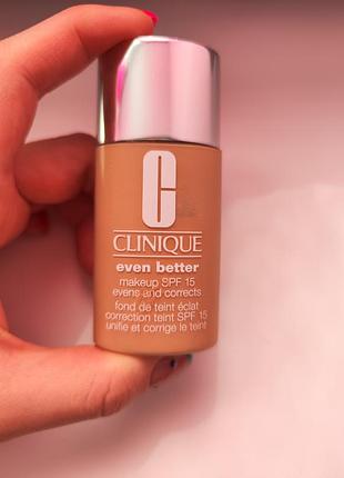 Clinique even better makeup spf 15 тональна основа