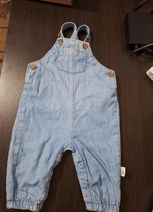 Комбінезон дитячий gap baby. світло-блакитний колір, розмір 3-6 місяців