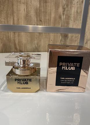 Karl lagerfeld private klub for women 25 мл, оригінал