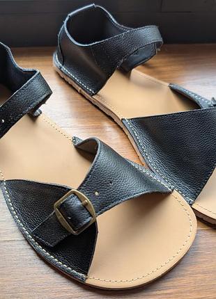 Кожаные barefoot босоножки