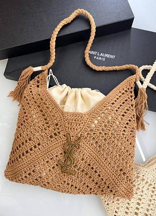 Сумка літня вʼязана