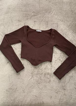 Укороченный топ от zara
