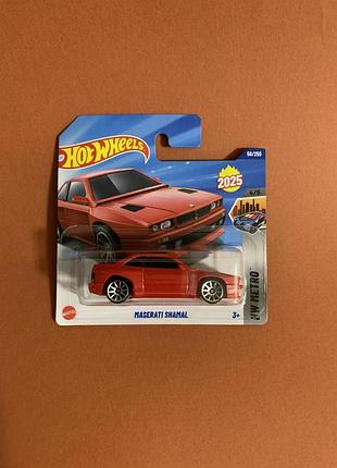 Машинка хот вілс мазераті mazerati shamal hot wheels 2025