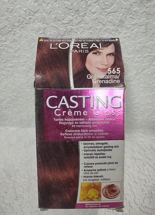 L'oreal paris casting creme gloss краска для волосся 565 красний гранат