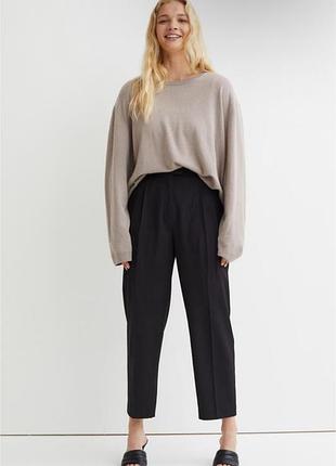 Брюки штани чорні класичні брюки h&m