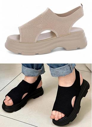 Босоножки женские текстиль