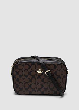 Сумка pratt large tote logo brown