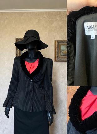 Armani collezion оригинал wool жакет