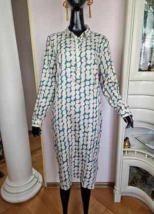 Платье-рубашка milano italy из 100% хлопка
