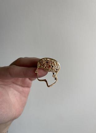 Пін значок металевий брошка “мозок і натхнення” – медичний пін значок у вигляді голови з нейронами