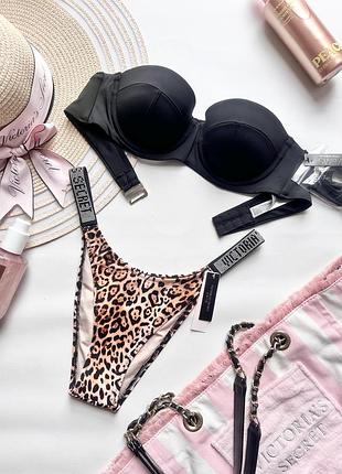 Купальник бандо victoria’s secret стрази камни з камінням вікторія сікрет