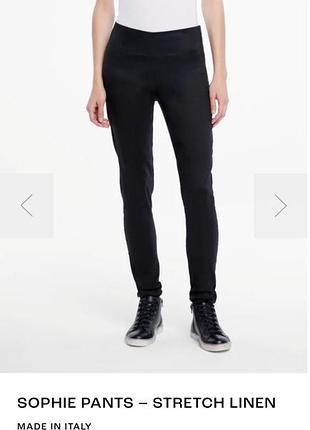 Стрейчевые льняные брюки sarah pacini