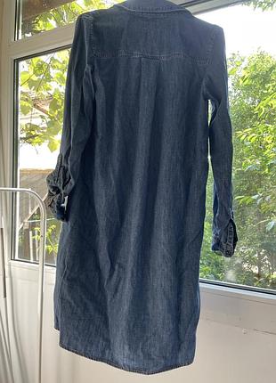 Джинсова сорочка сукня 2