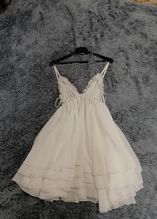 Платье сарафан многоярусное