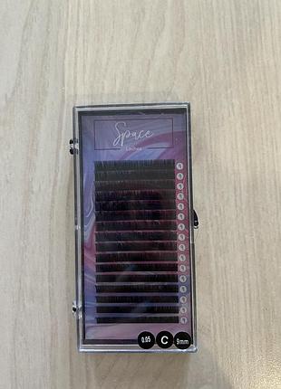 Вії для нарощення space lashes5 фото