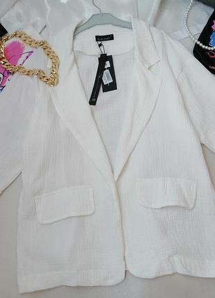 Летний кардиган накидка натуральный хлопок муслин