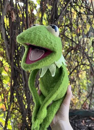 Вінтажна плюшева жаба  fisher price  1976 року випуску, 18 дюймів,