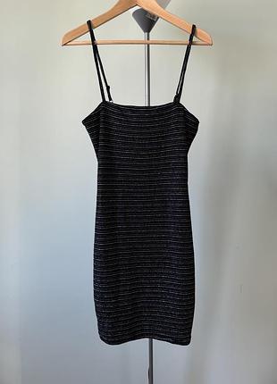 Стрейчевое мини платье