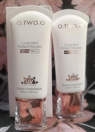 O.two.o солнцезащитный крем для лица spf30+