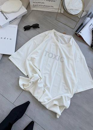 Футболка жіноча барбі ваніль універсальний турецький кулір