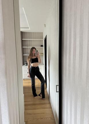 Чорні джинси zara