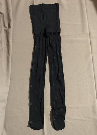 Колготи зі срібними зірочками на дівчинку