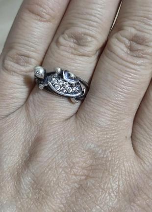 Раздельное серебренное кольцо
