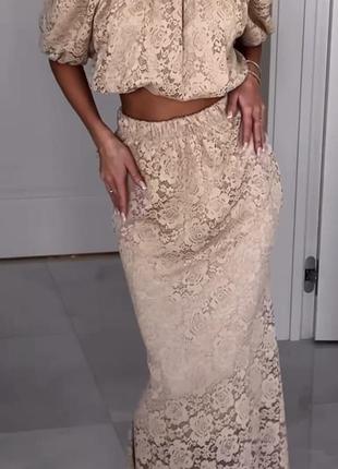 Гіпюровий костюм