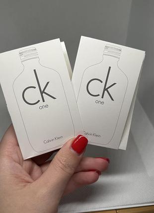 Calvin klein ck one eau de toilette пробник 1,2