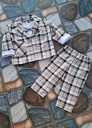 Святковий костюм на хлопчика,пошиття під замовлення.розмір 80-86.матеріал байка.новий